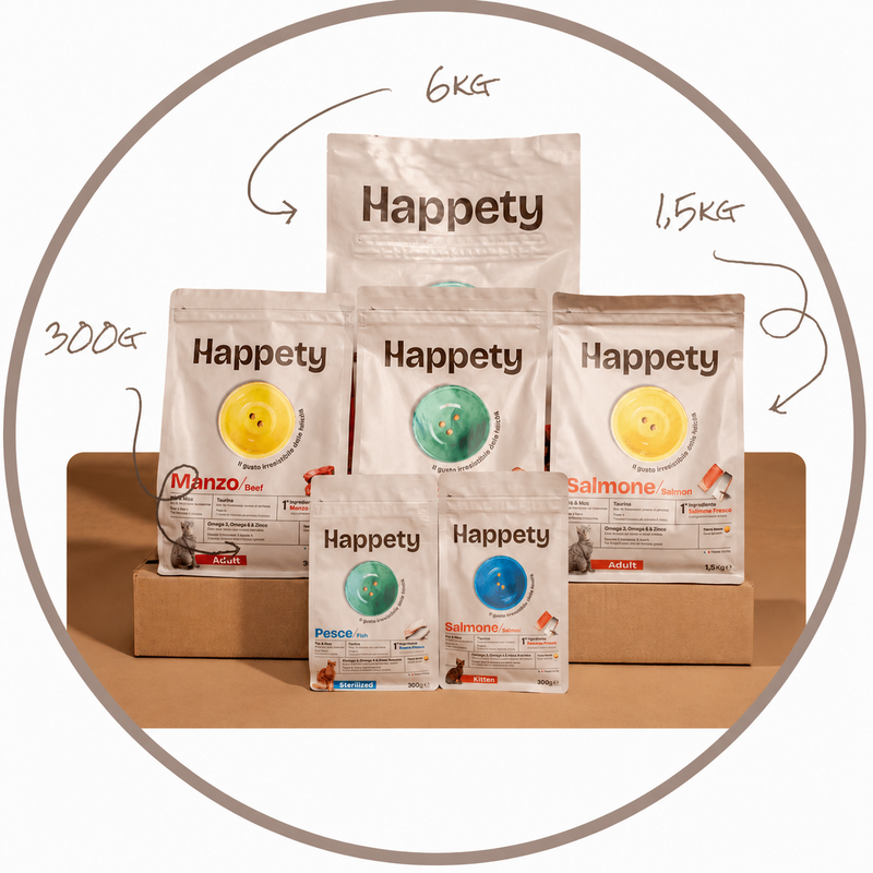 Happety - Cibo secco Gatto