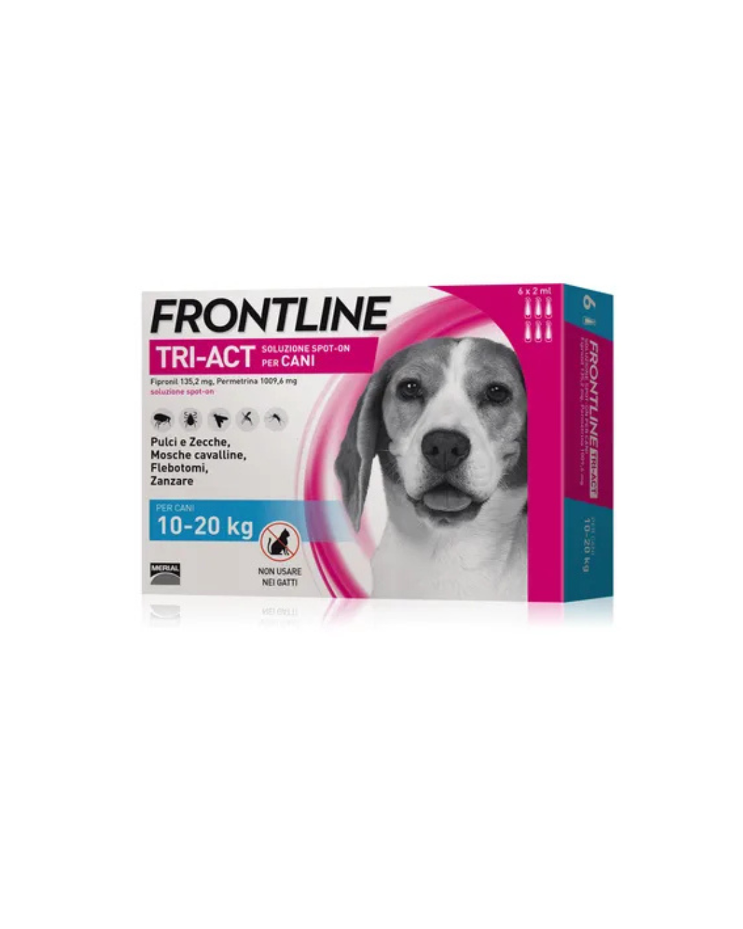 Frontline Tri - Act Spot On - Per Cani 10 - 20 kg 6 Pipette