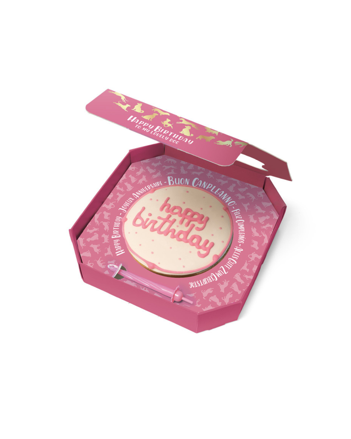 Doggye Bag - Doggye Cake Torta Di Compleanno Rosa 120 g