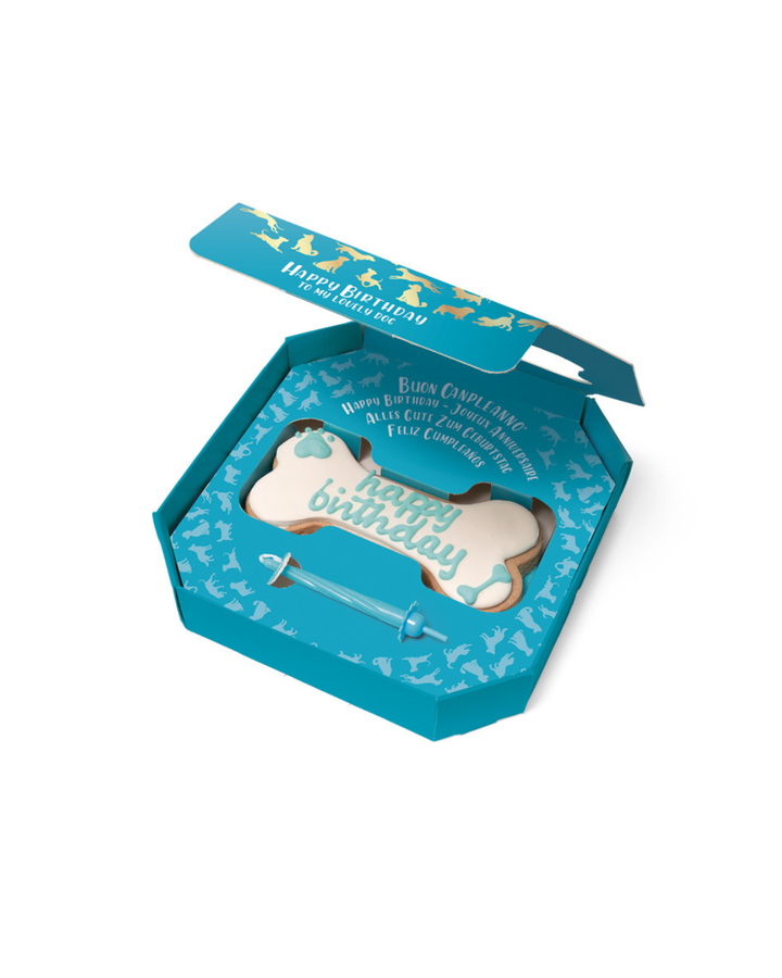 Doggye Bag - Doggye Bone Torta Di Compleanno Azzurra 85 g
