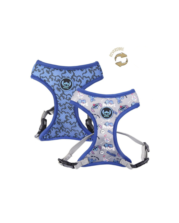 Disney - Pettorina per Cani S/M Stitch Reversibile / Double Face