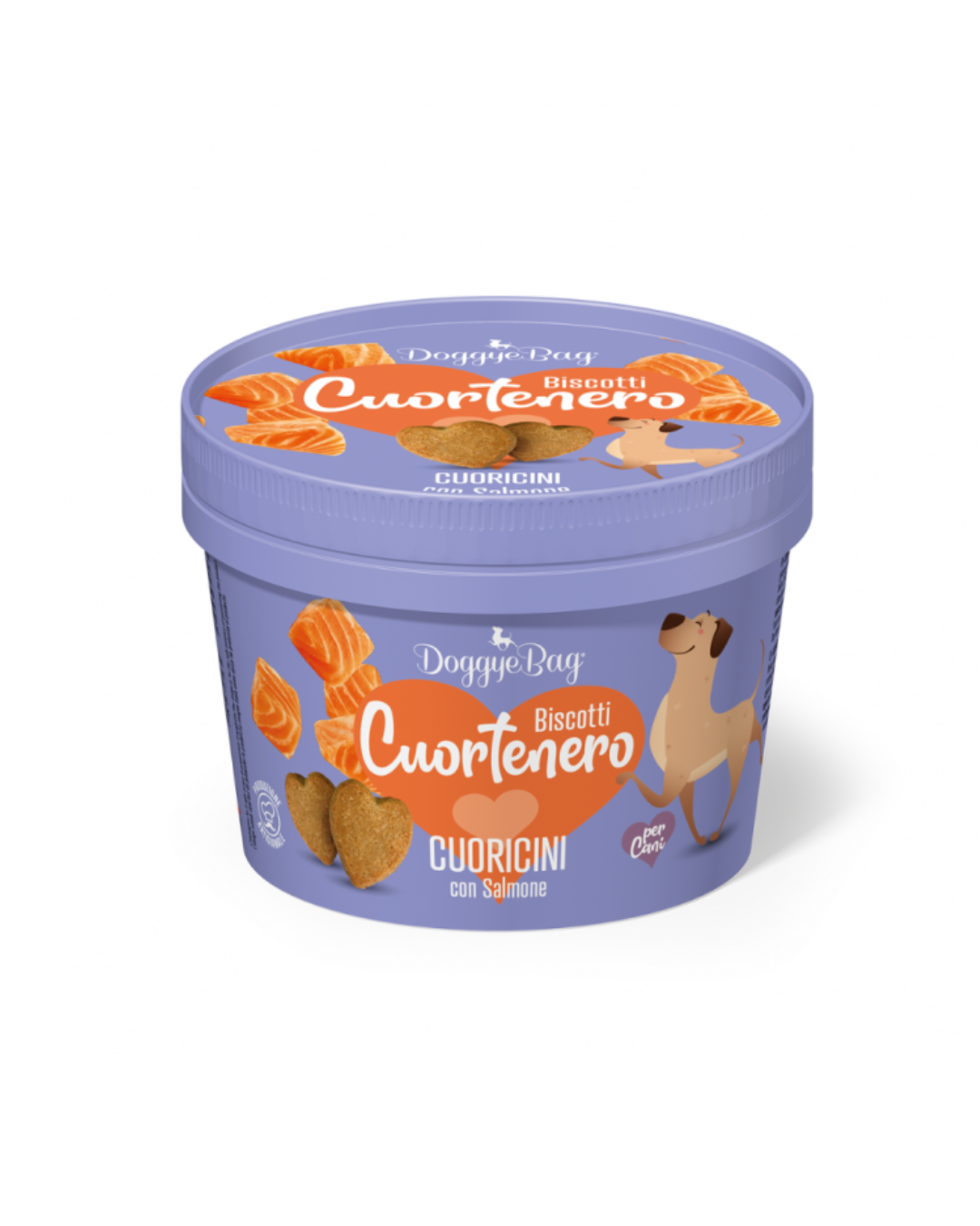 Doggye Bag - Cuortenero - Cuoricini al Salmone 150 gr