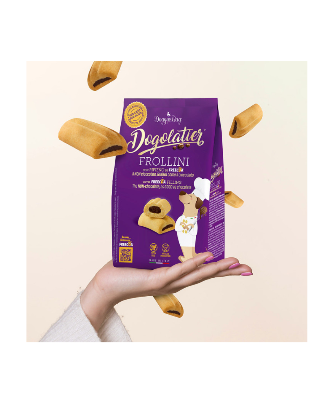 Doggye Bag - Dogolatier Frollini Con Ripieno Di Freecoa 180 g