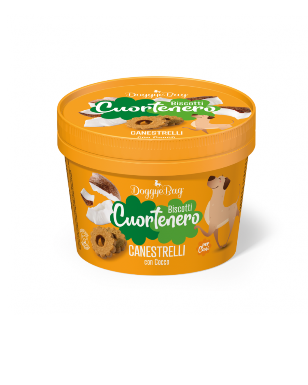 Doggye Bag - Cuortenero - Canestrelli Con Cocco 150 gr