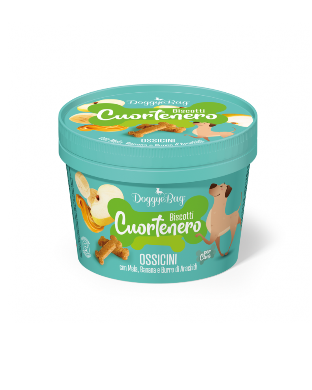 Doggye Bag - Cuortenero - Ossicini Con Mela e Banana 150 gr