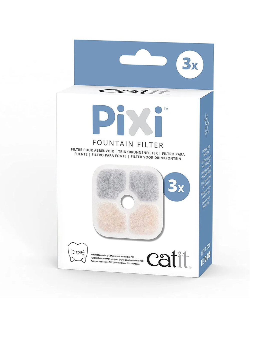 Catit - 3 Filtri di Ricambio per Fontana