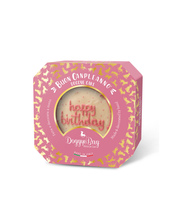Doggye Bag - Doggye Cake Torta Di Compleanno Rosa 120 g
