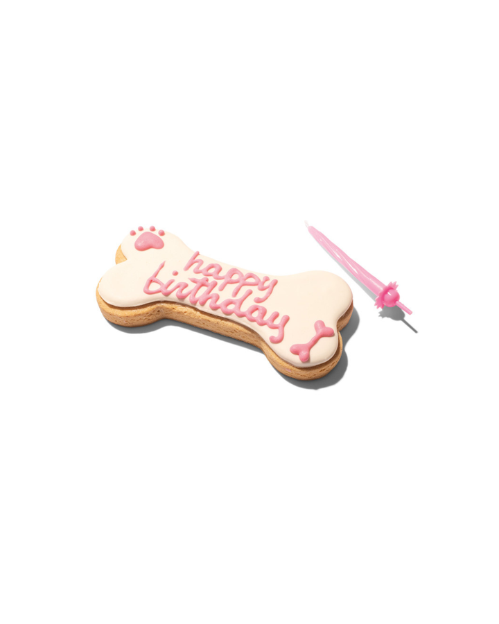 Doggye Bag - Doggye Bone Torta Di Compleanno Rosa 85 g