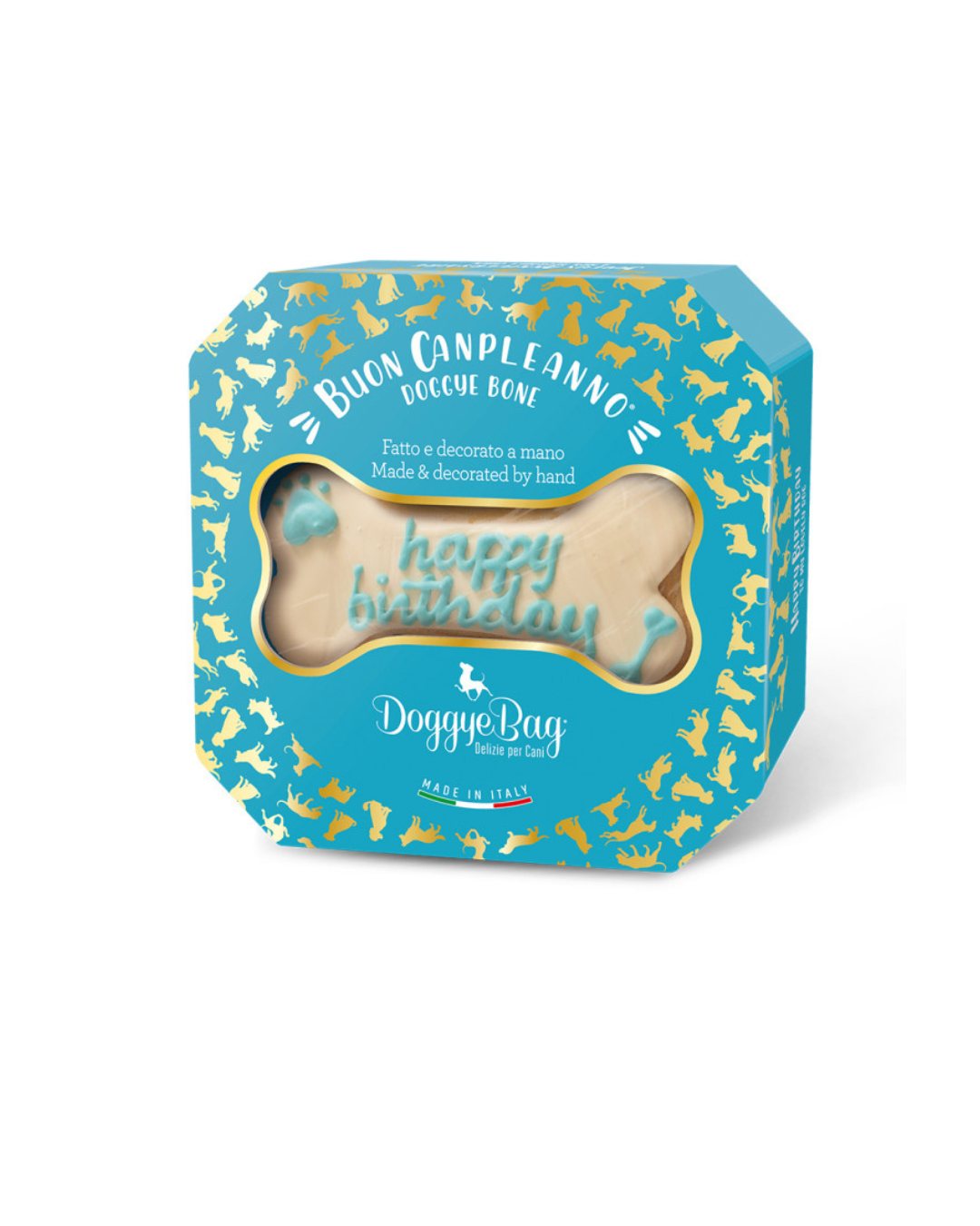 Doggye Bag - Doggye Bone Torta Di Compleanno Azzurra 85 g