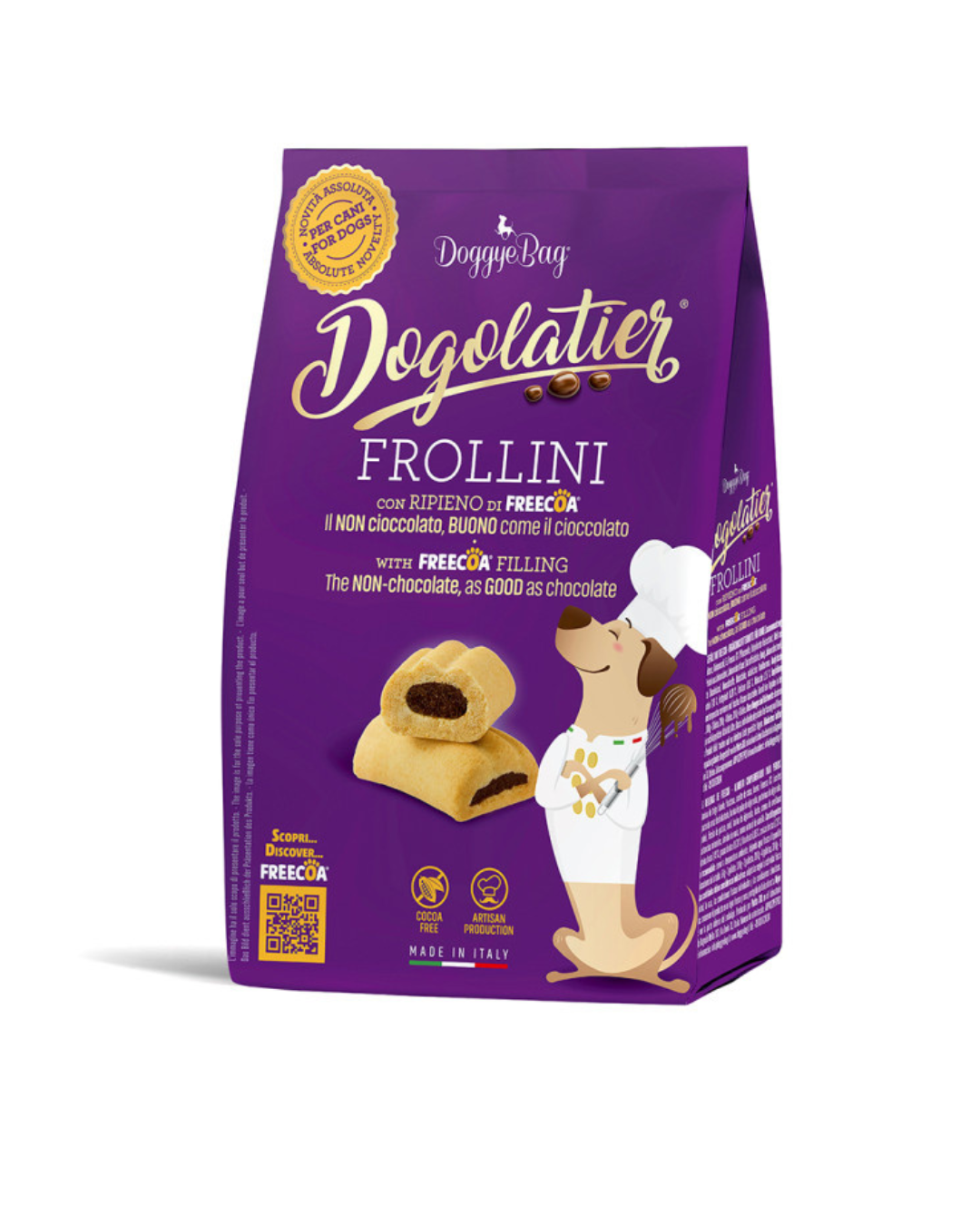 Doggye Bag - Dogolatier Frollini Con Ripieno Di Freecoa 180 g