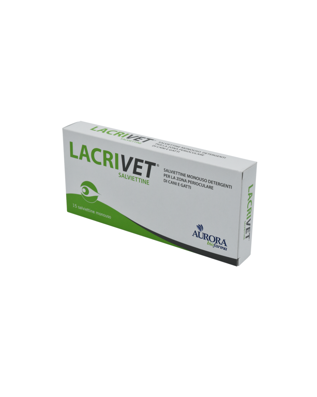 Aurora Biofarma - Lacrivet 15 Disposable Wipes - For Dogs and Cats