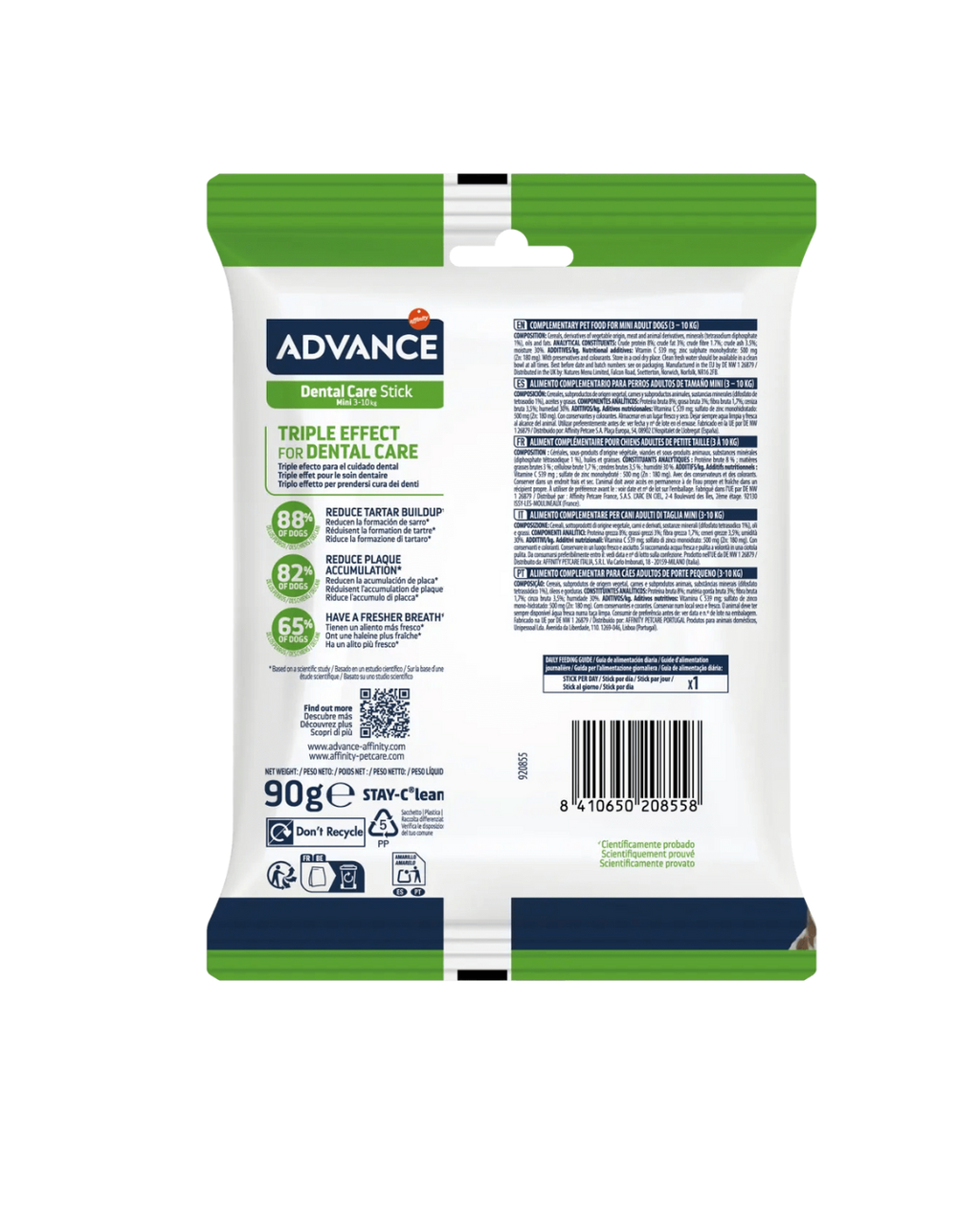 Advance - Dental Stick Mini Multipack 360gr