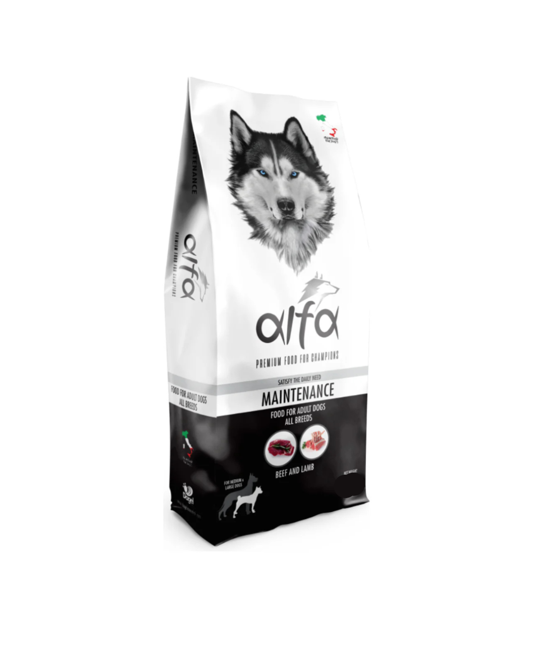 Alfa - Dog Adult  Mantenimento 4kg Manzo e Agnello