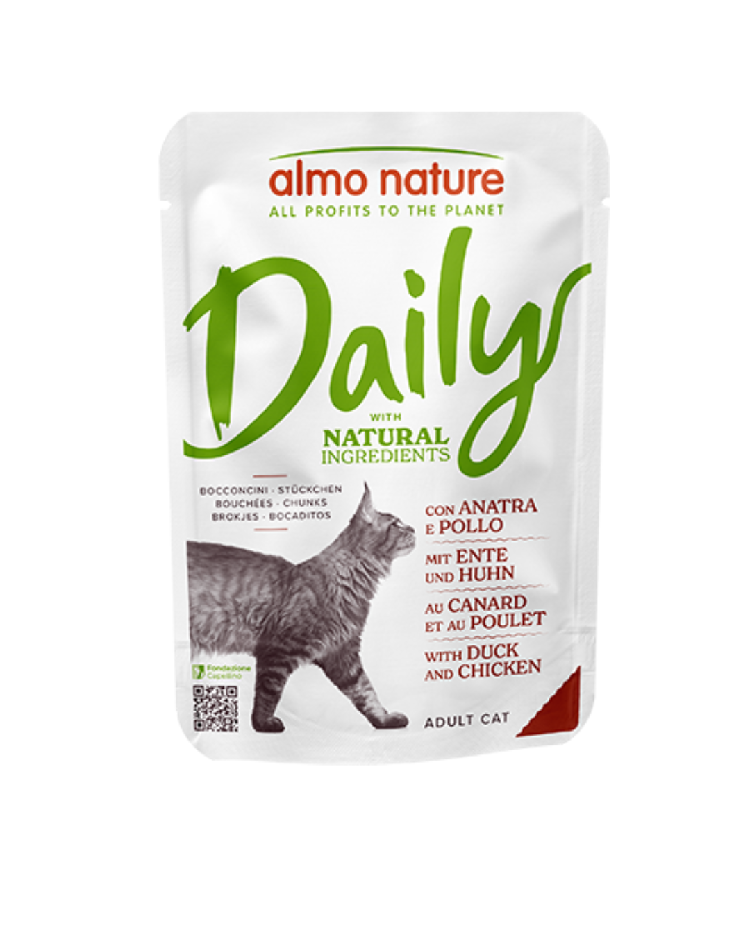Almo Nature - Daily Cat Pollo e Anatra 70gr