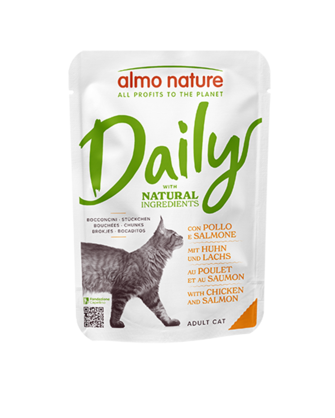Almo Nature - Daily Cat Pollo e Salmone 70gr