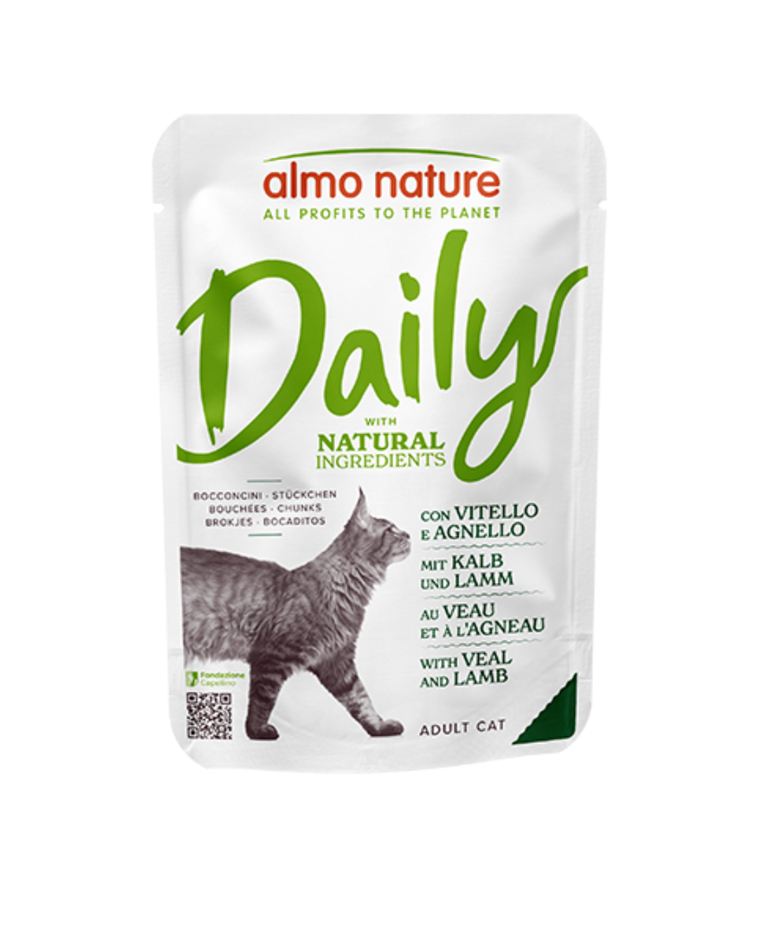 Almo Nature - Daily Cat Vitello e Agnello 70gr