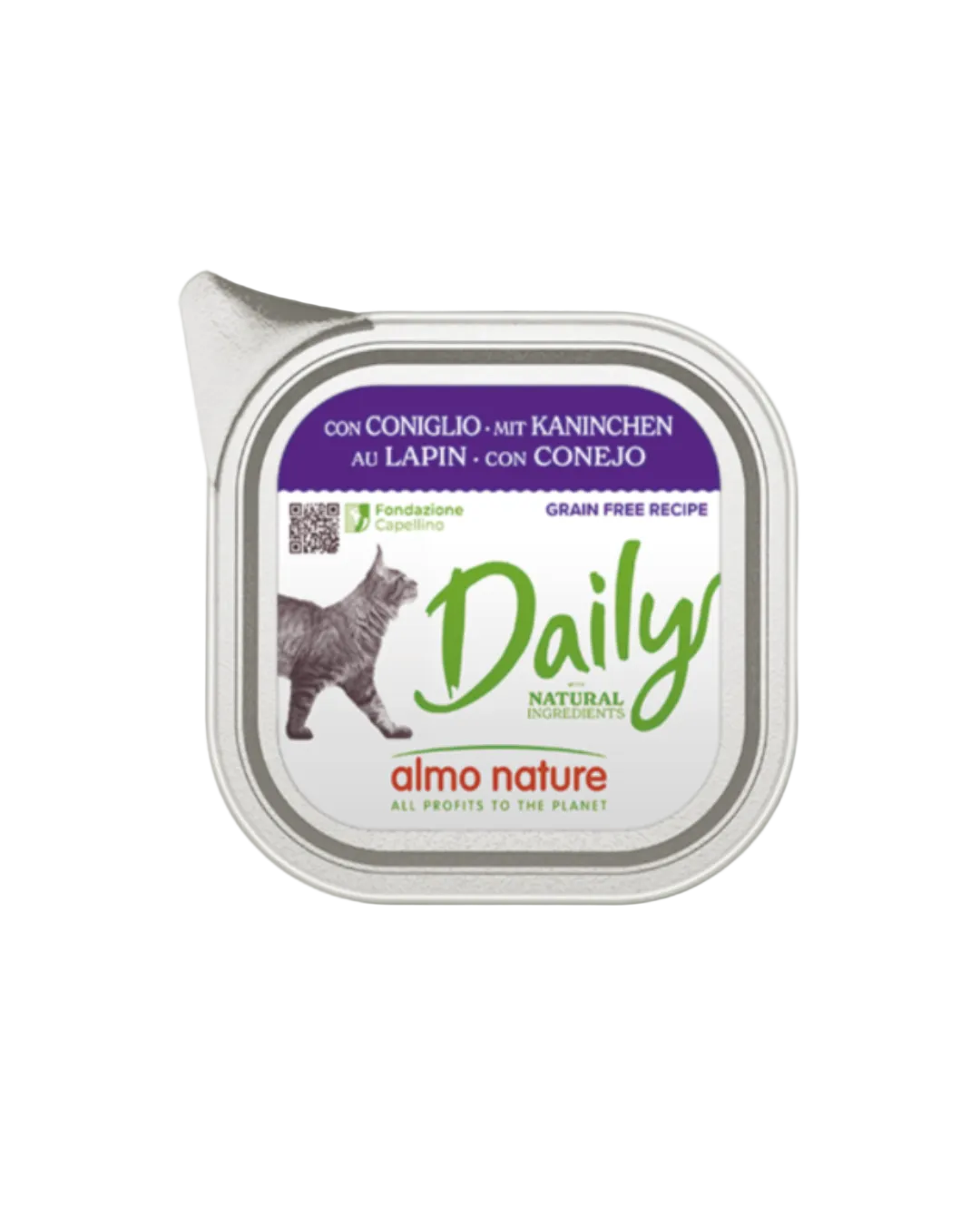 Almo Nature - Daily Cat con Coniglio 100gr