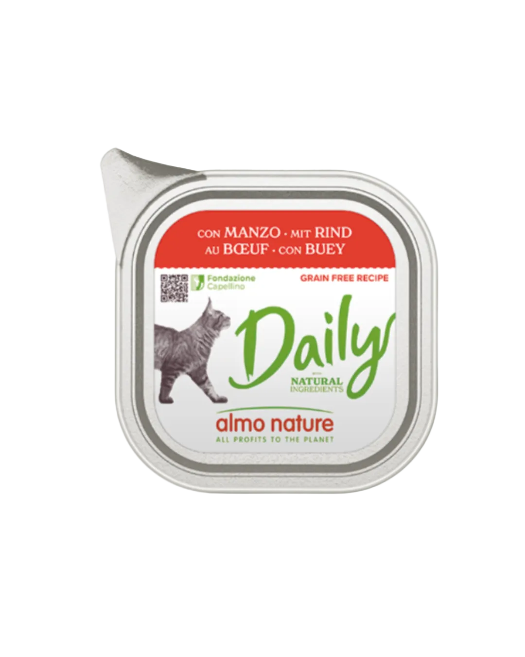 Almo Nature - Daily Cat con Manzo 100gr