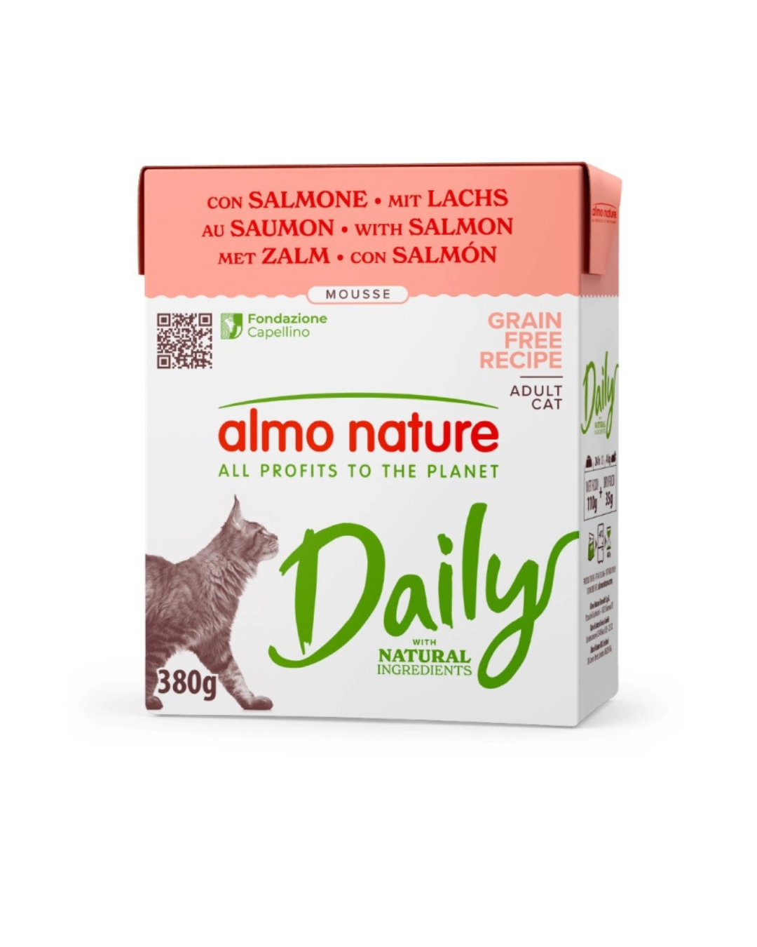 Almo Nature - Daily Cat con Salmone 380gr