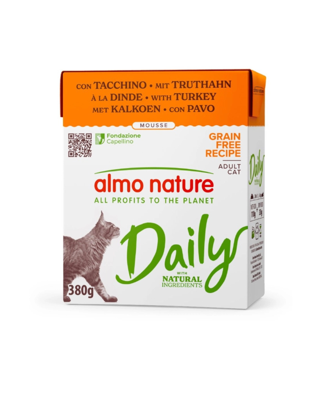 Almo Nature - Daily Cat con Tacchino 380gr