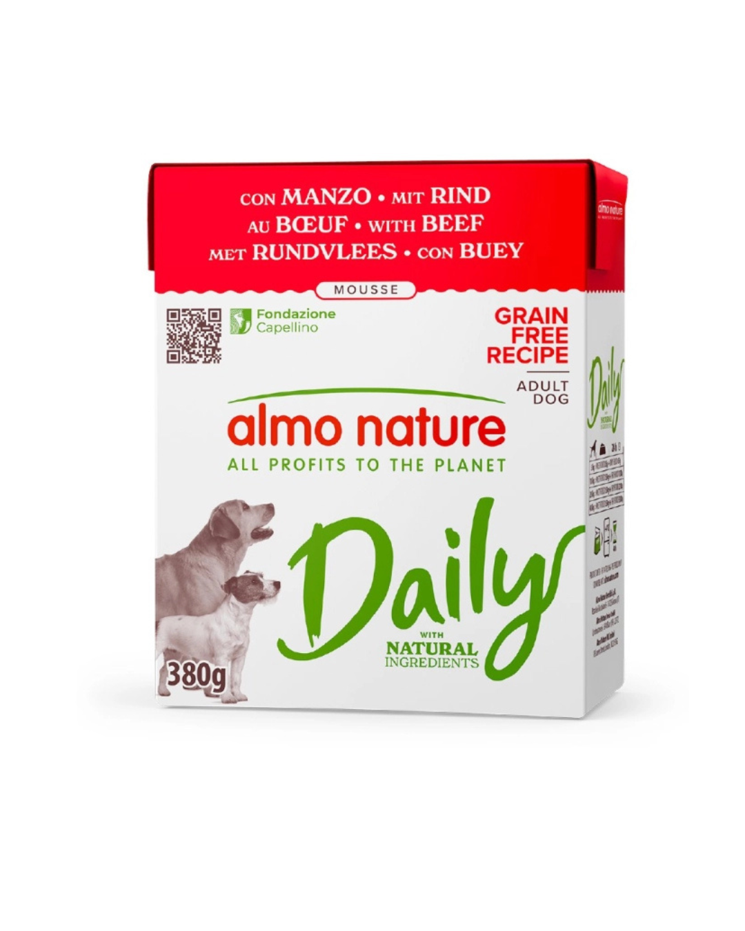 Almo Nature - Daily Dog Manzo 380gr