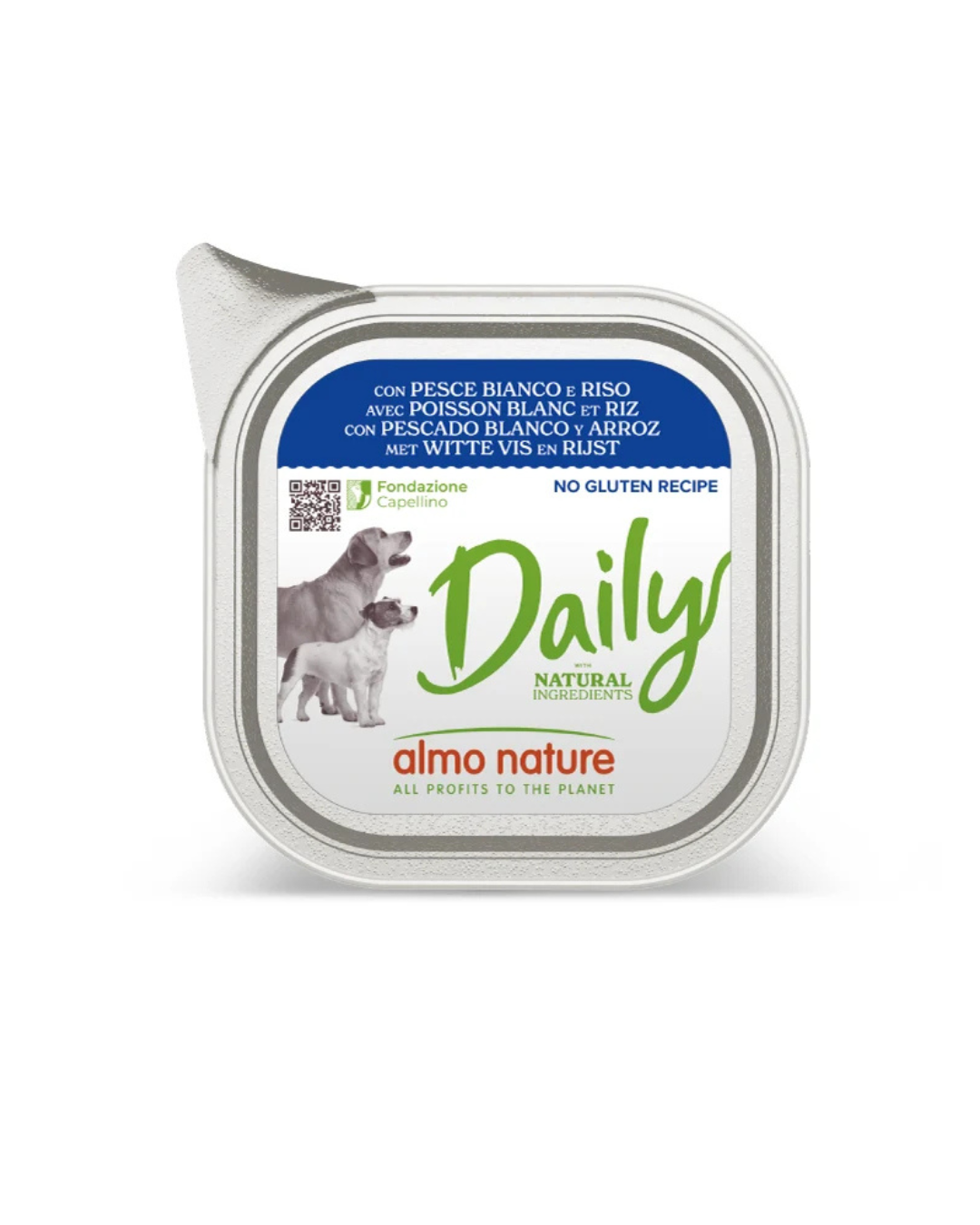 Almo Nature - Daily Dog Pesce Bianco e Riso 100gr