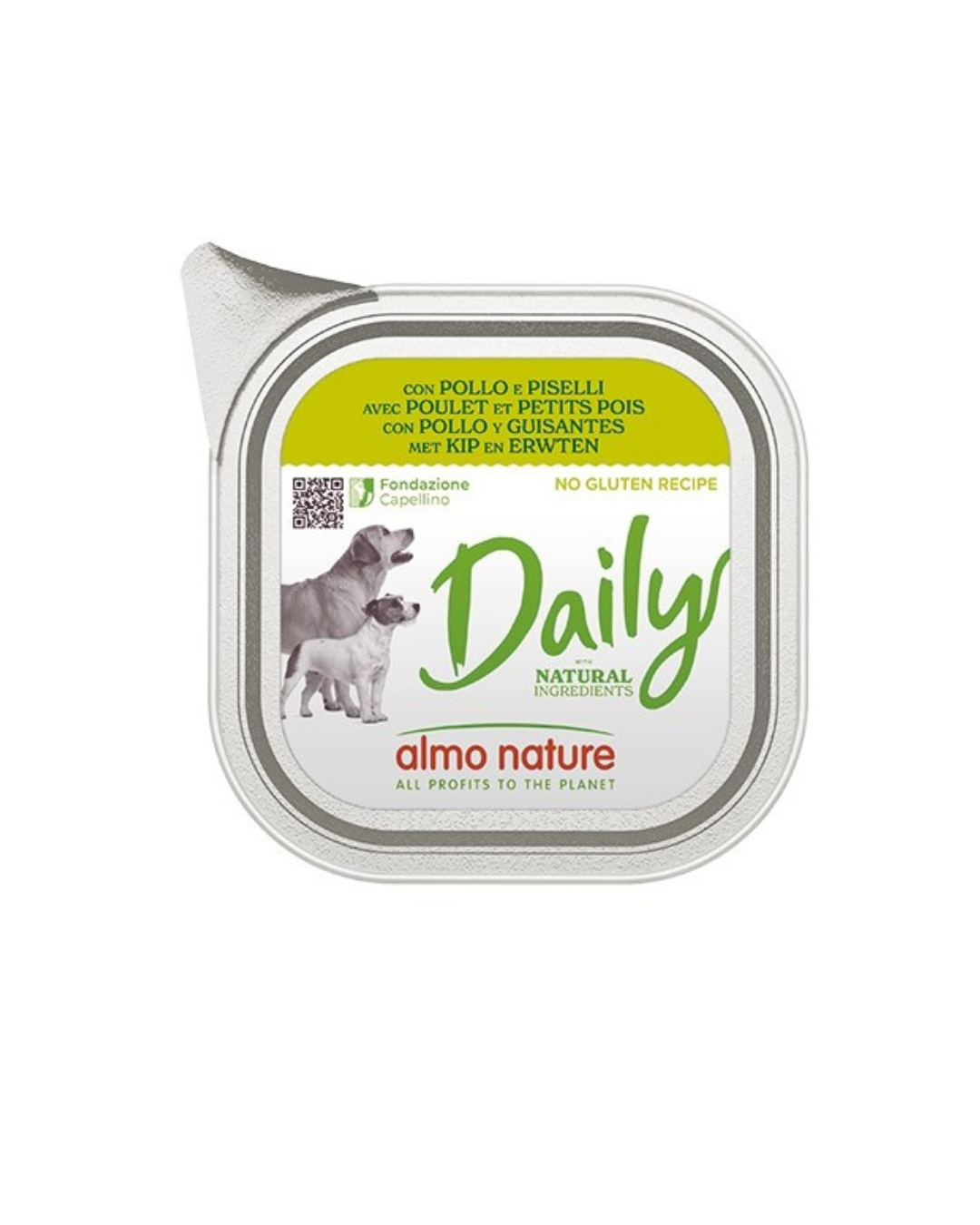 Almo Nature - Daily Dog Pollo e Piselli 100gr
