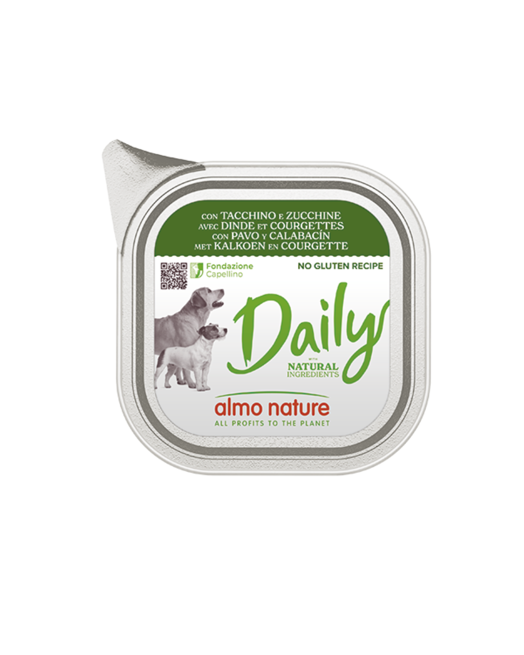 Almo Nature - Daily Dog Tacchino e Zucchine 100gr
