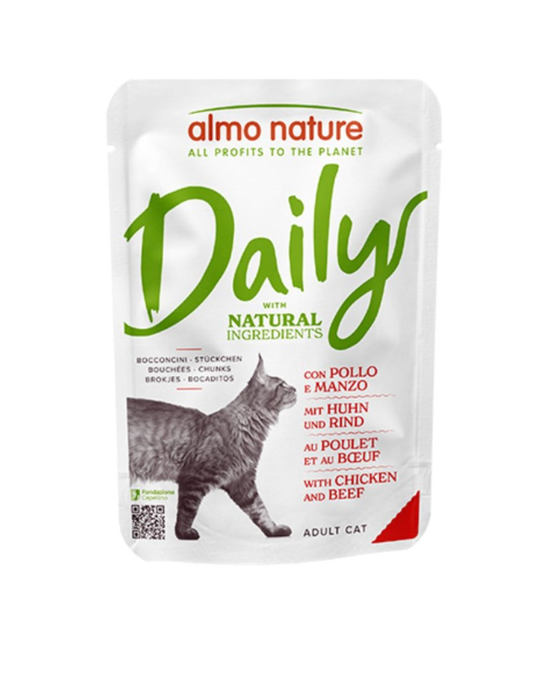 Almo Nature - Daiy Cat Pollo e Manzo 70gr