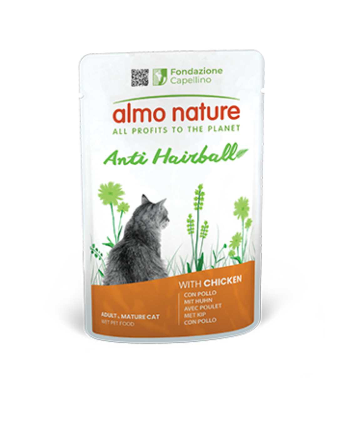 Almo Nature - Functional Anti-Hairball Cat Pollo 70gr