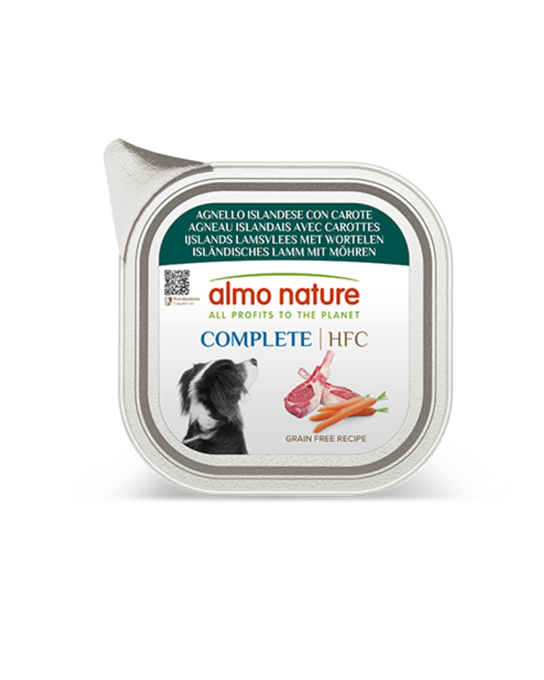 Almo Nature - HFC Complete Dog Agnello Islandese con Carote  85gr