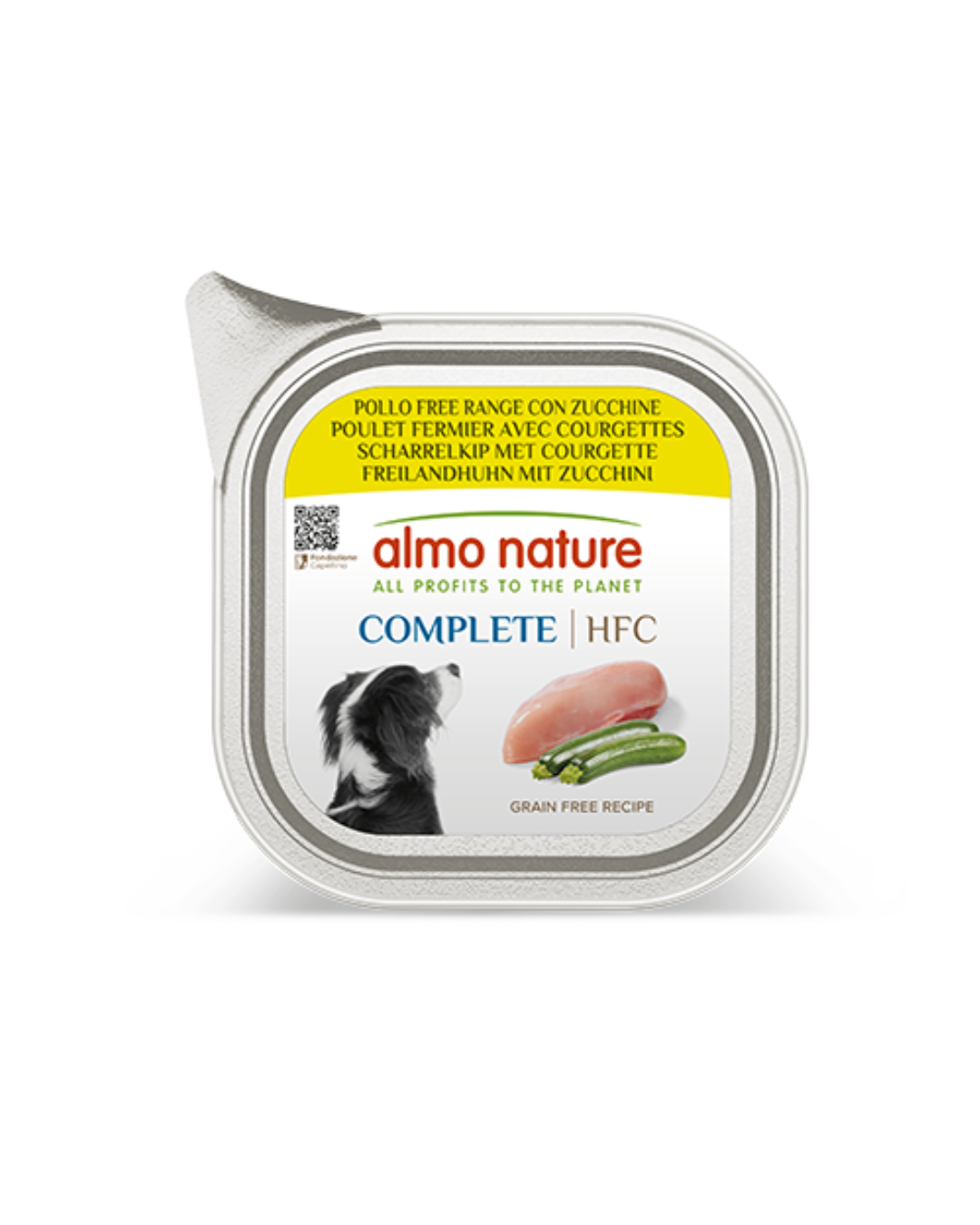 Almo Nature - HFC Complete Dog Pollo Free Range con Zucchine 85gr