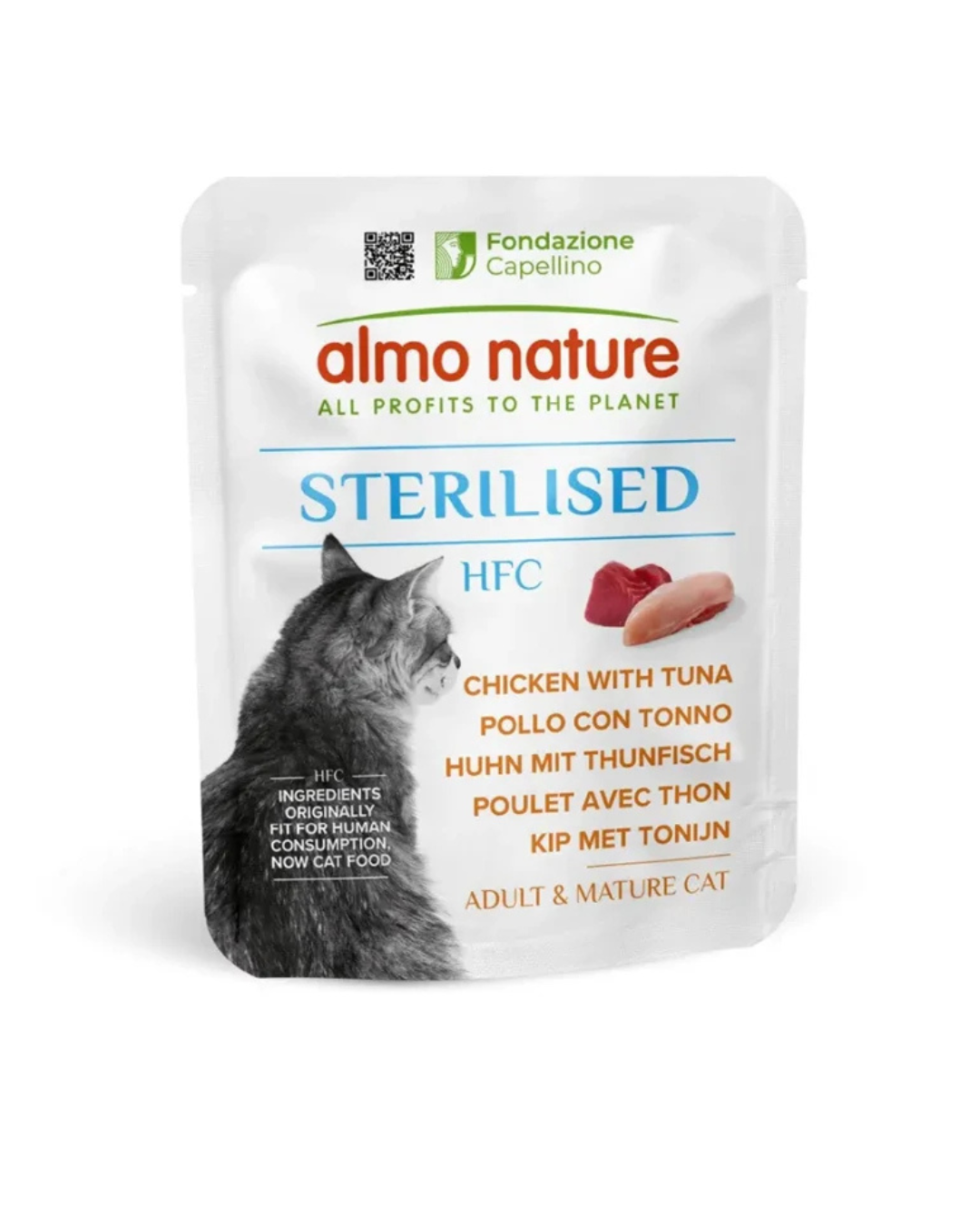 Almo Nature - HFC Sterilised Cat Pollo con Tonno 50gr