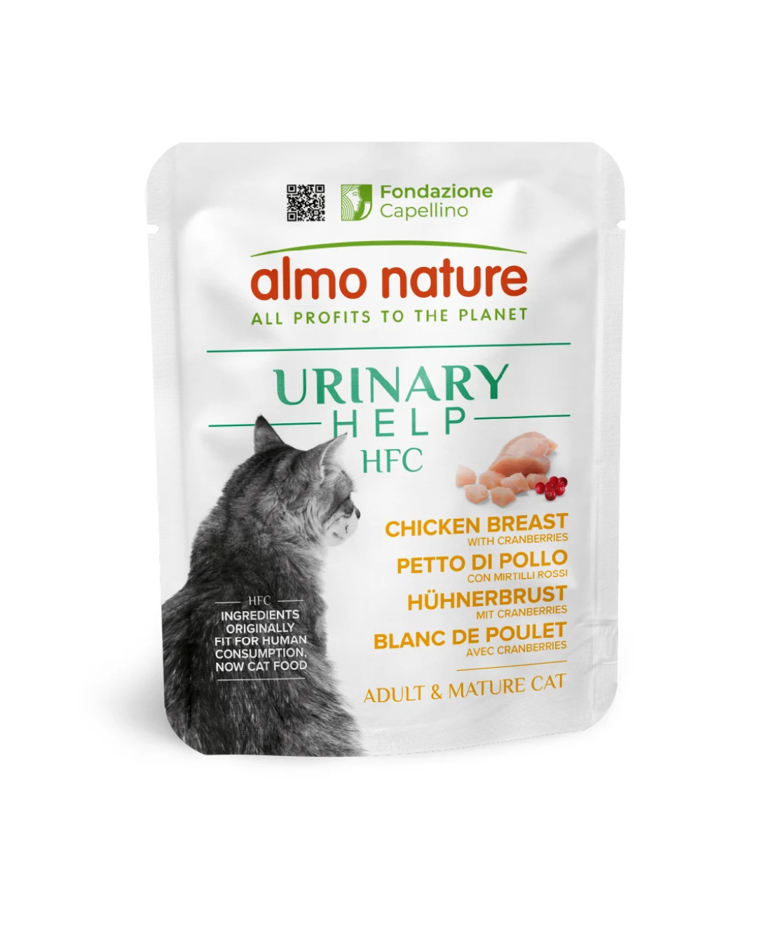 Almo Nature - HFC Urinary Help Cat Filetto di Pollo con Mirtilli Rossi 50gr