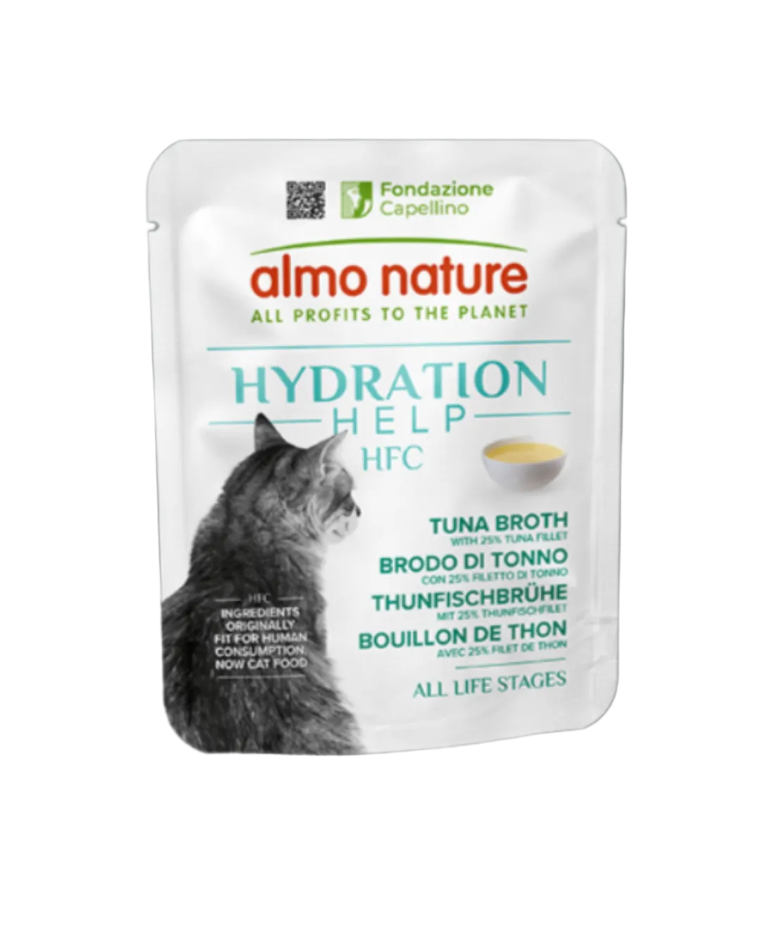 Almo Nature - Hydration Help Cat Brodo di Tonno con Filetto di Tonno 50gr