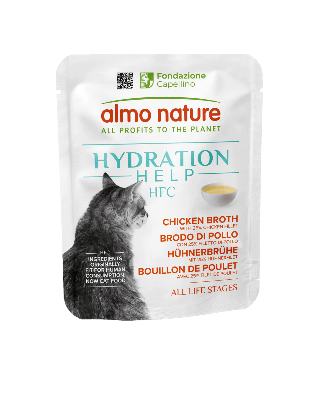 Almo Nature - Hydration Helps Brodo di Pollo con Filetto di Pollo 50gr
