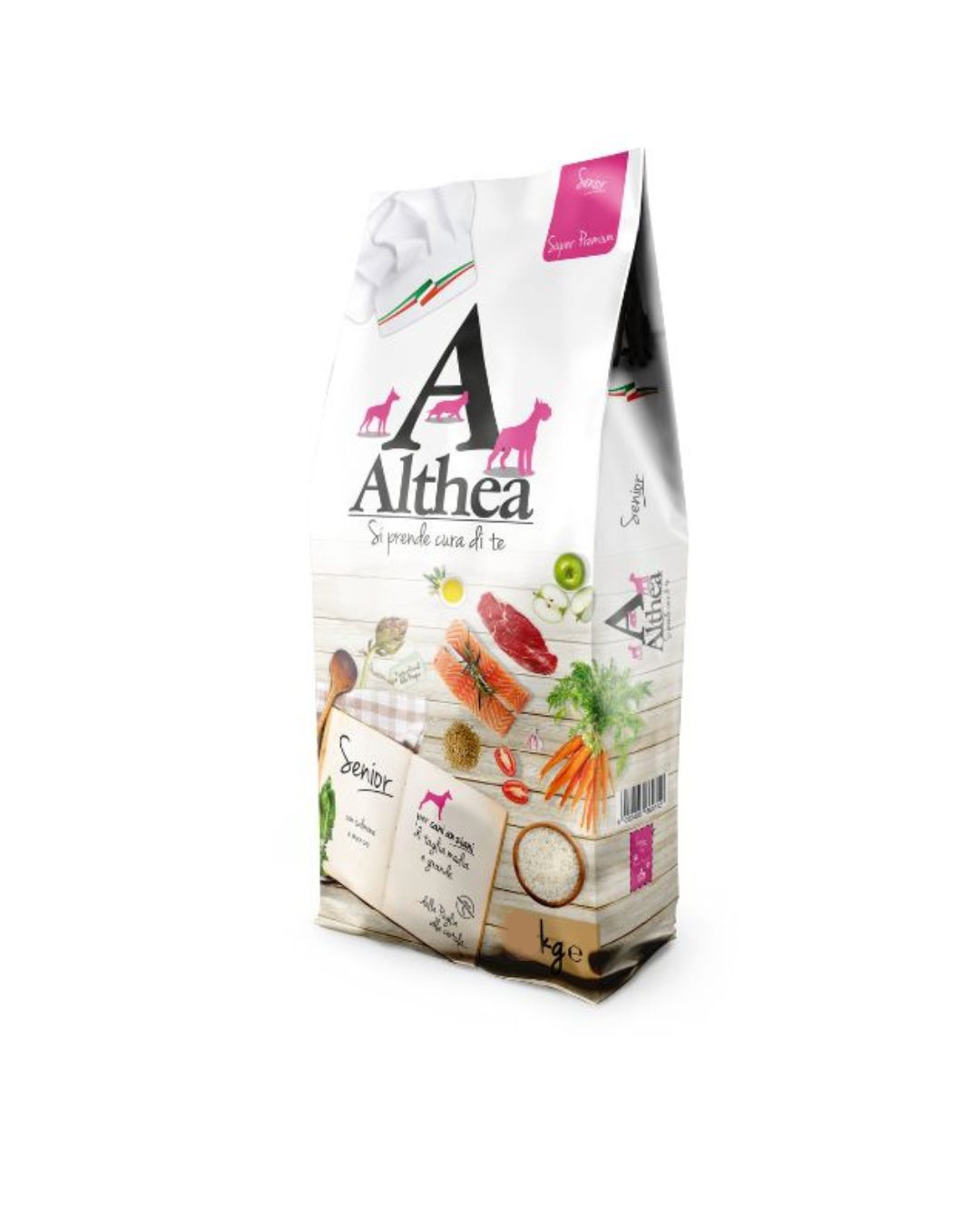 Althea - Senior Maxi con Salmone e Manzo 2,5kg