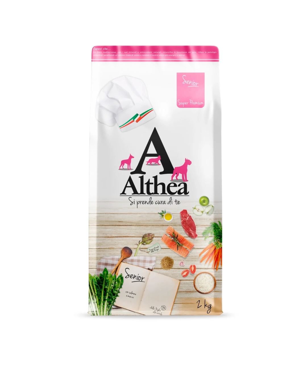 Althea - Senior Mini con Salmone e Manzo 2kg