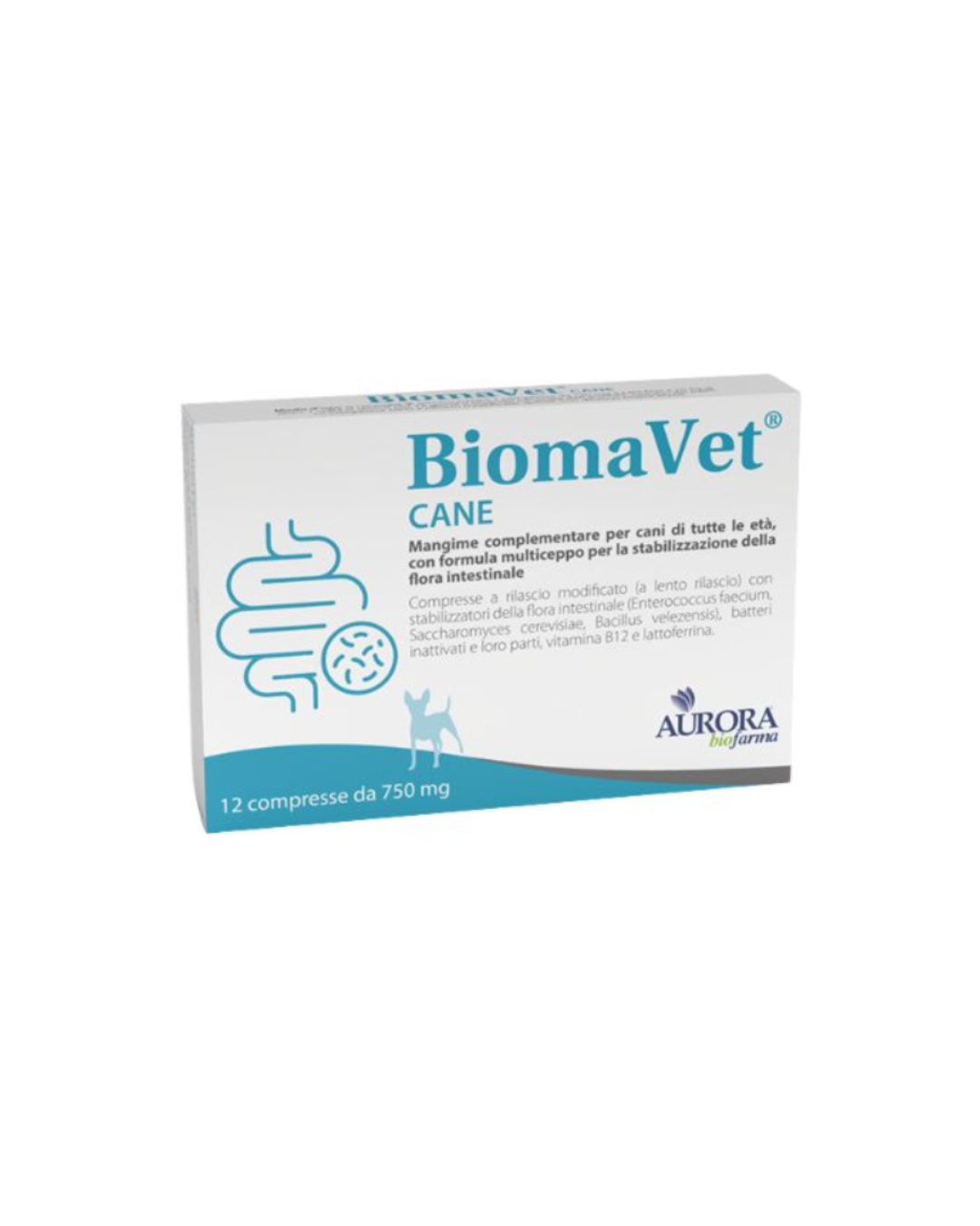 Aurora Biofarma - Biomavet Cane 750 mg - 12 capsule