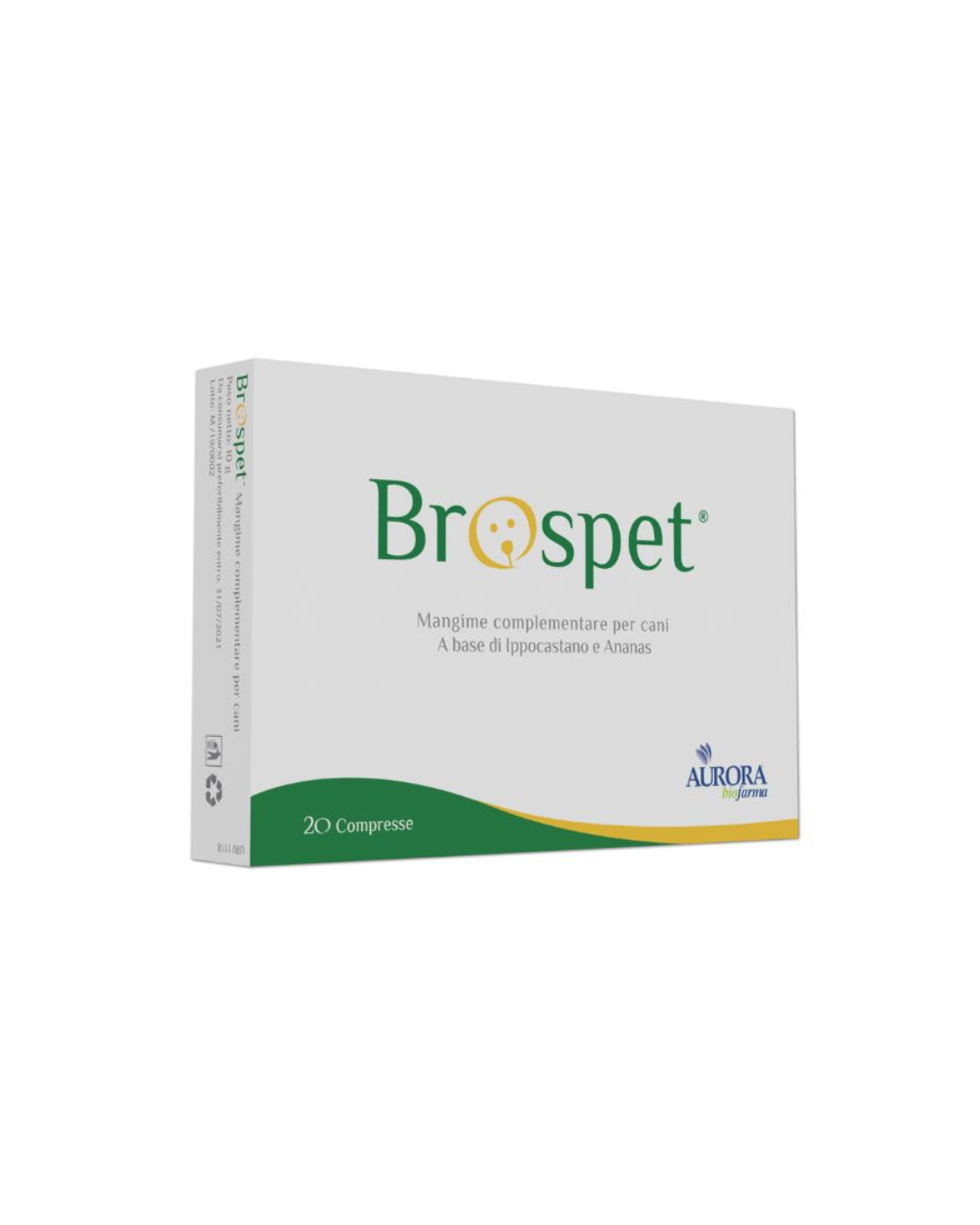 Aurora Biofarma - Brospet 20 Tablets - For Dogs and Cats