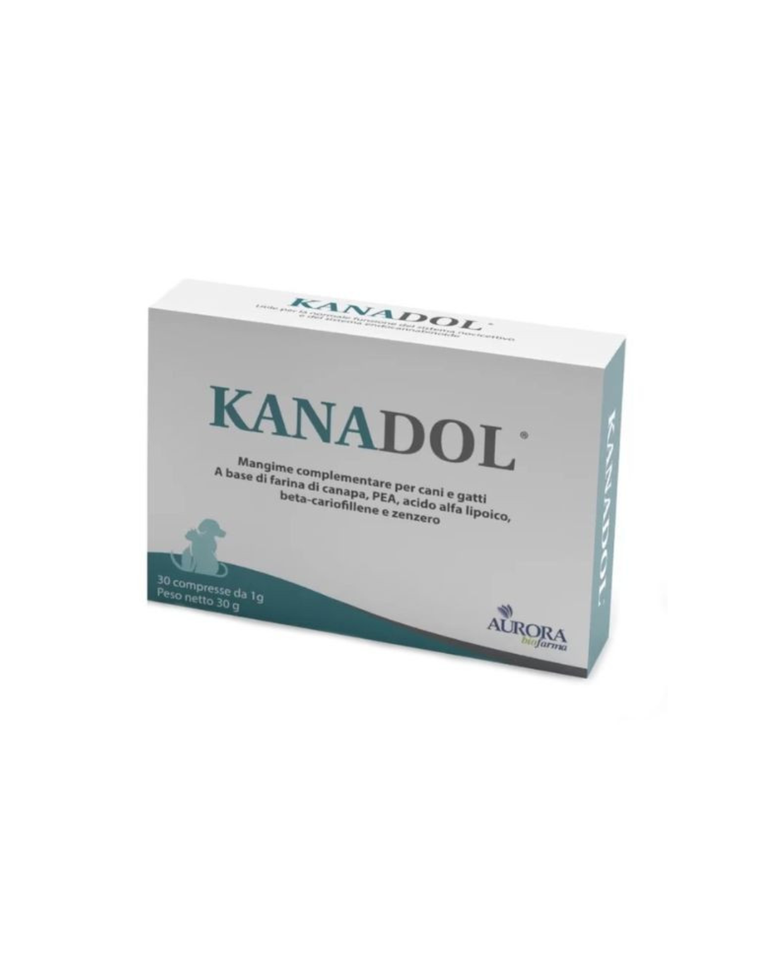 Aurora Biofarma - Kanadol 30 Tablets of 1 g - For Dogs and Cats