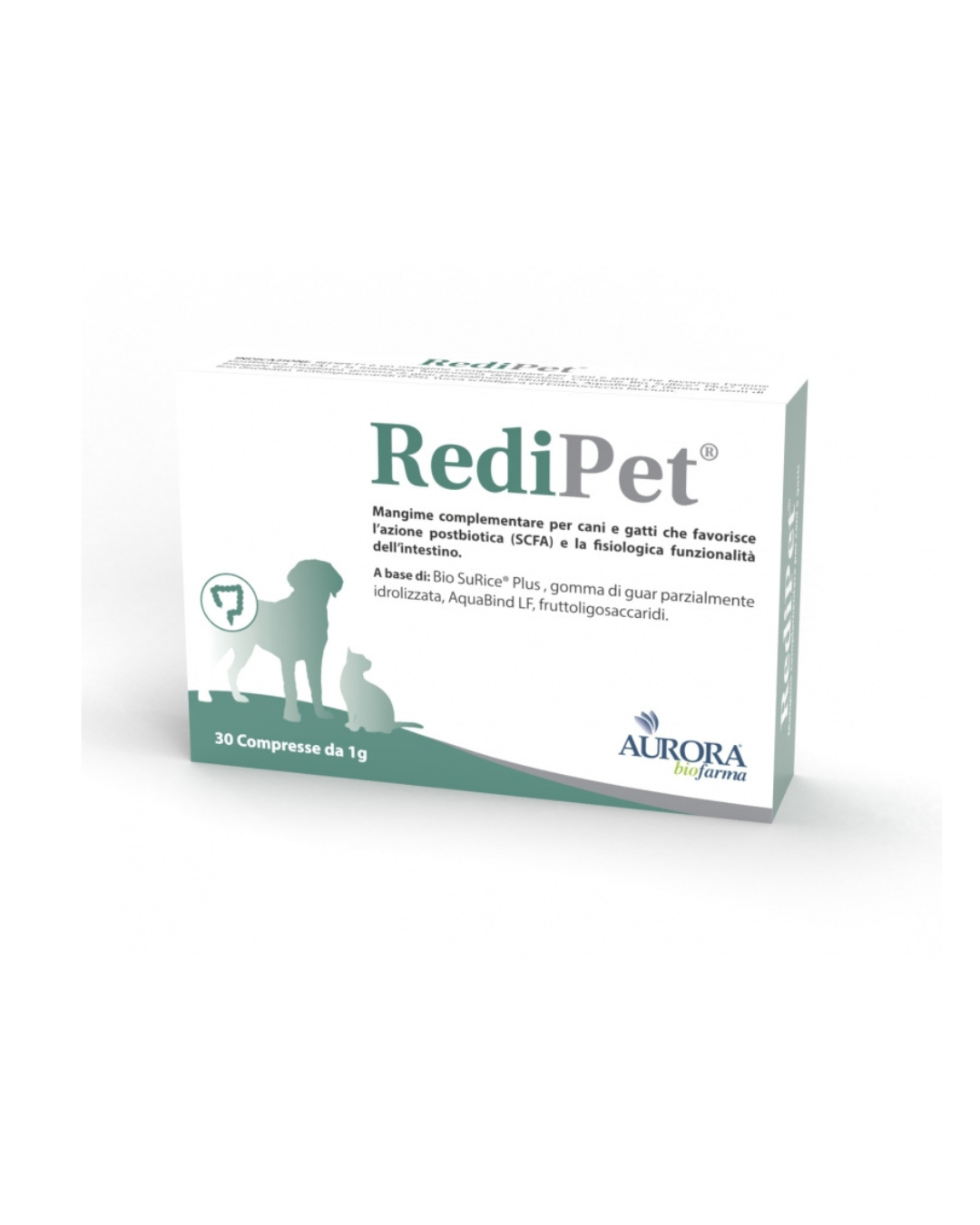 Aurora Biofarma - Redipet 30 compresse da 1 grammo - Per Cani e Gatti