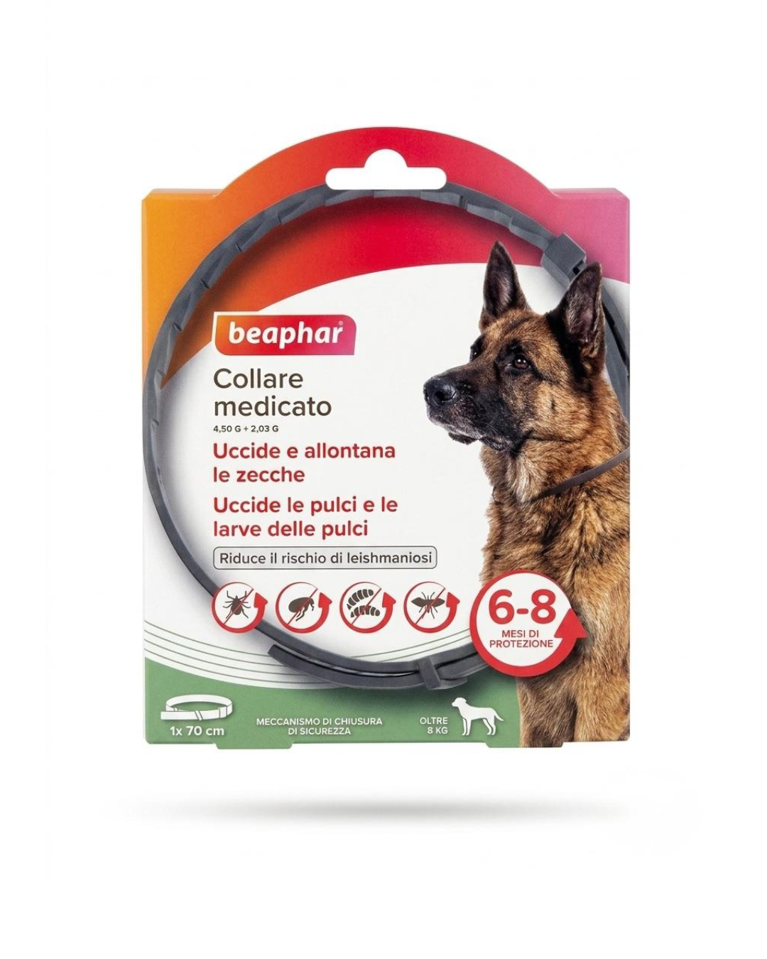 Beaphar - Collare Medicato Cane L 4.50+2.03g