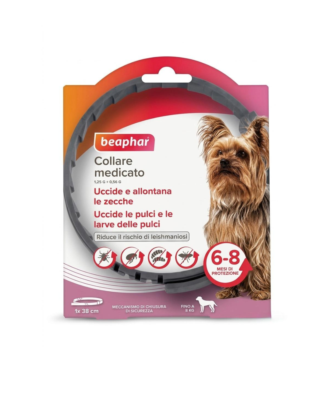 Beaphar - Collare Medicato Cane S/M 1.25+0.56g