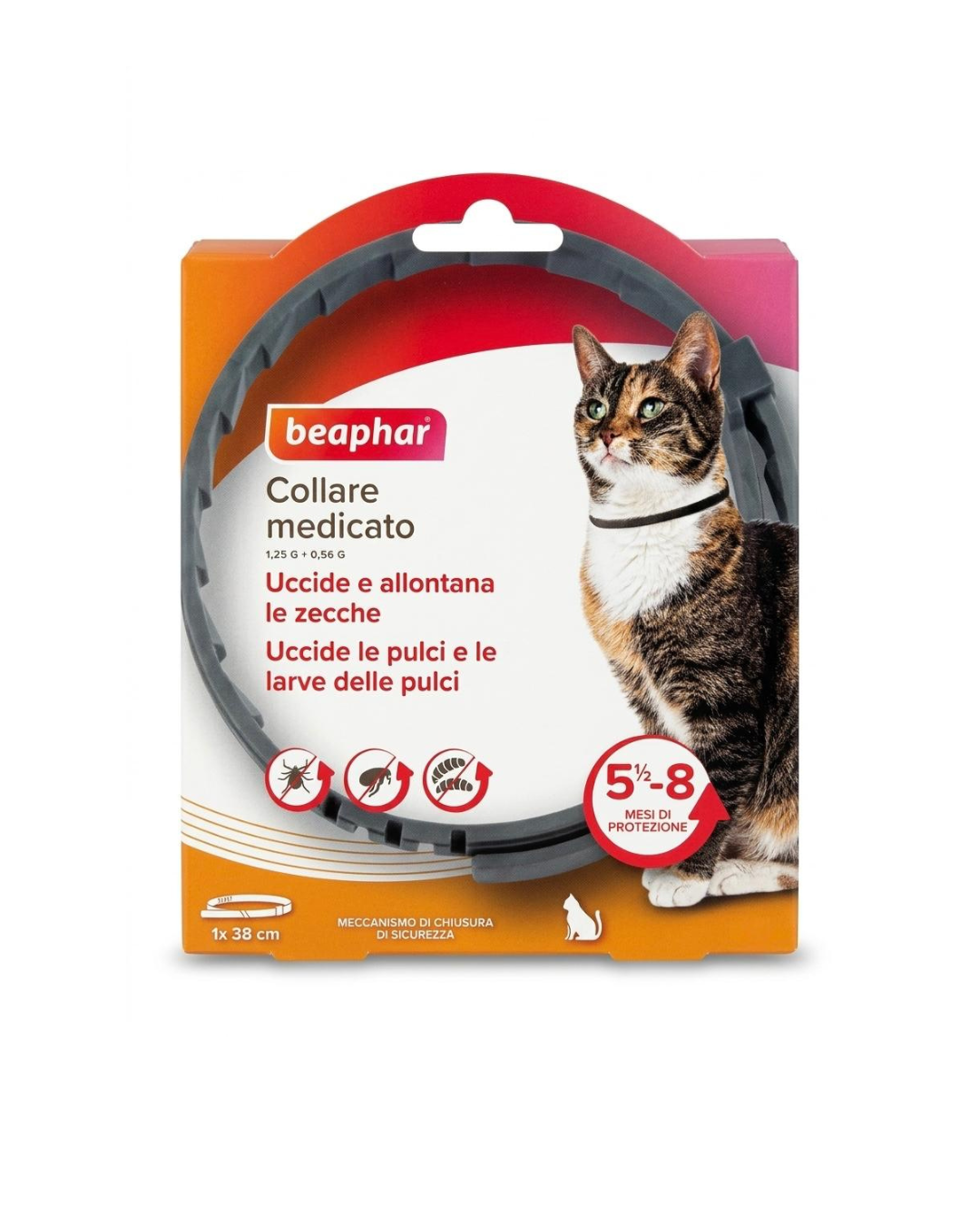 Beaphar - Collare Medicato Gatto 1.25+0.56g