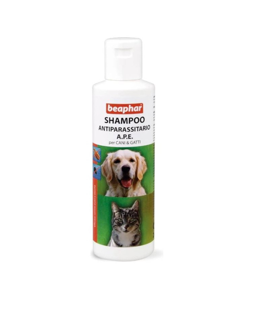 Beaphar - Shampoo Antiparassitario A.P.E. - Per Cani e Gatti 200 ml