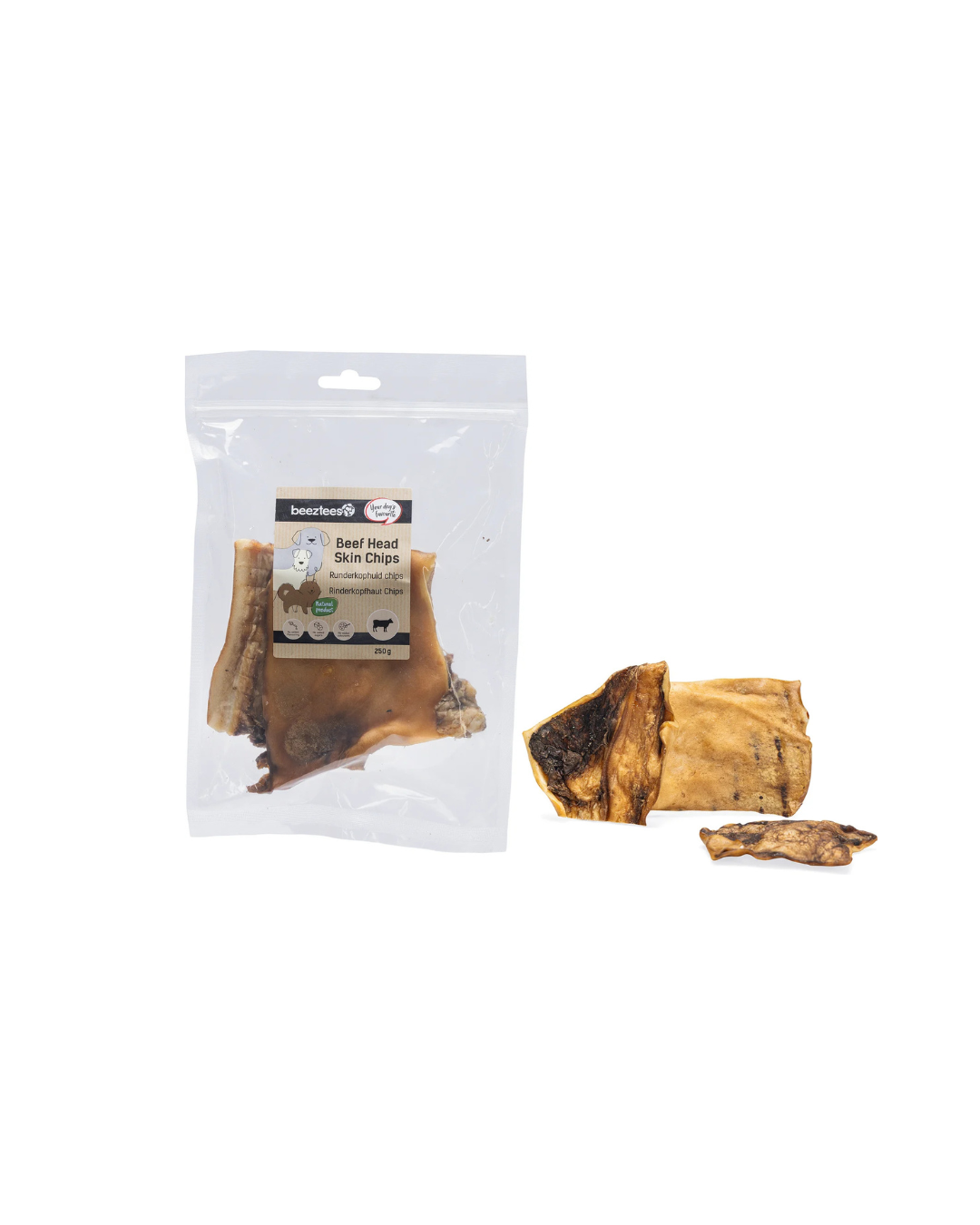Beeztees - Chips di Pelle Bovina  250gr