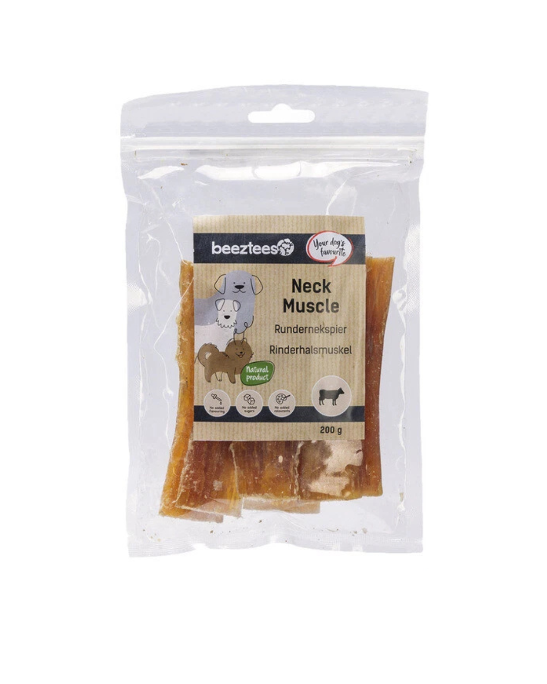 Beeztees - Muscolo del Collo di Bovino 200gr