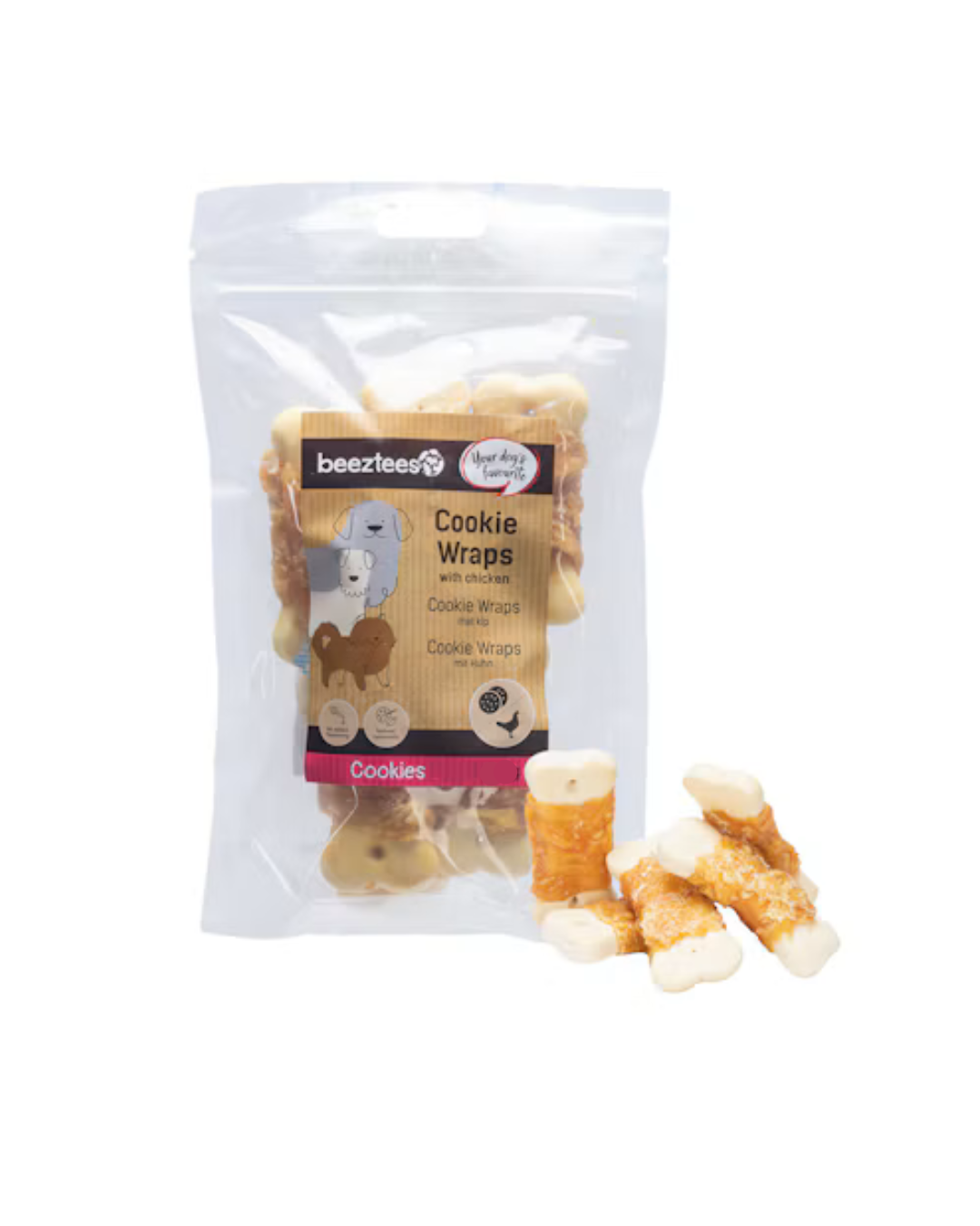 Beeztees - Snack Cookie Wrap Small 400gr