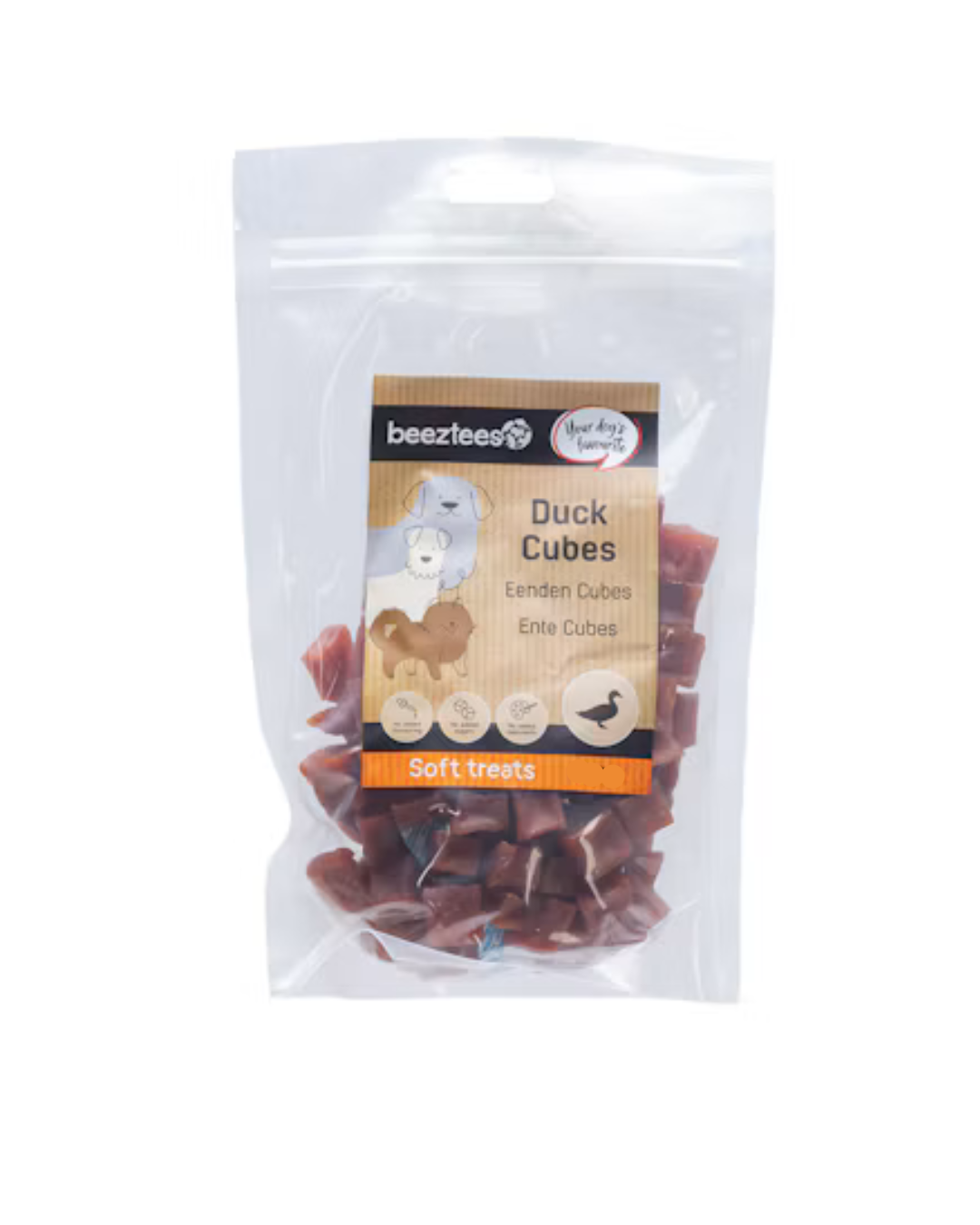 Beeztees - Snack Cubetti di Anatra 400gr